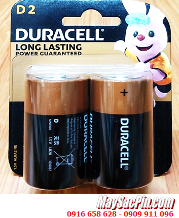 Duracell MN1300-LR20, Pin đại D 1.5v Duracell MN1300-LR20 Alkaline (X.xứ Malaysia) |MẪU MỚI_Vỉ 2viên